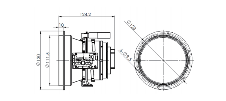 CNGE- 100 mm Electric focusing Lens XQ (2)