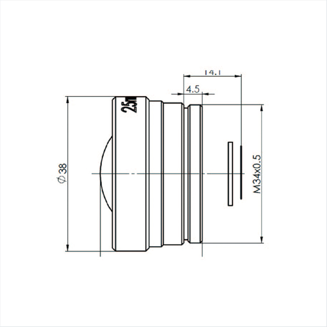 CNGE- 10F3- 25mm athermalizatization