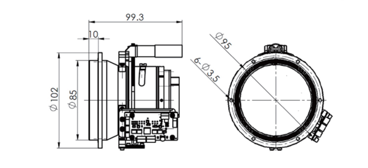 CNGE- 75 mm Electric focusing Lens XQ (2)
