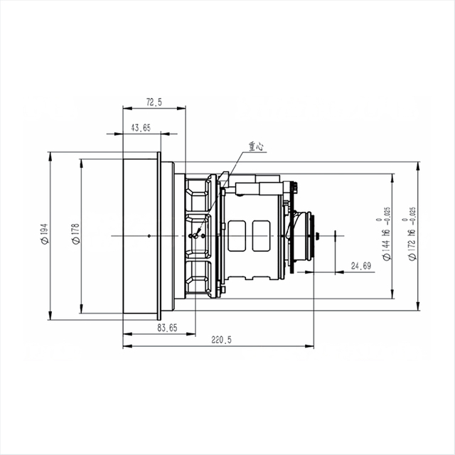 CNGE-3220-F 4mm中波红外连续变焦镜头