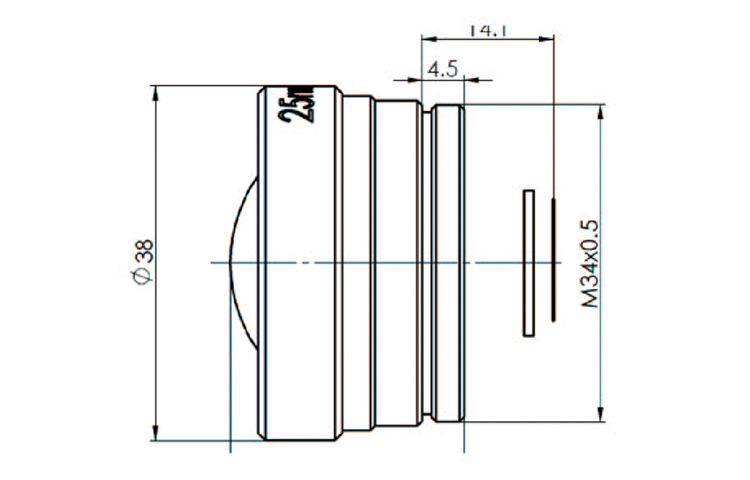 CNGE- 10F3- 25mm Athermalized XQ
