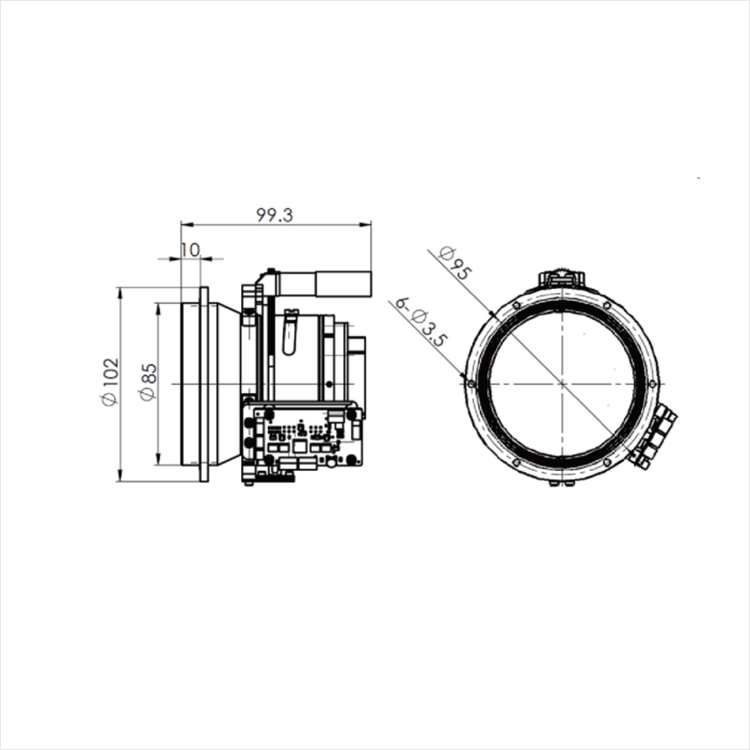 CNGE- 75毫米电焦距