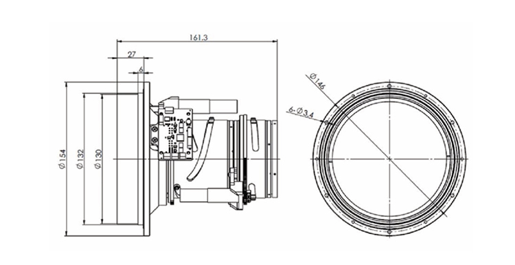 CNGE- 20-100 mm Electric focusing Lens XQ