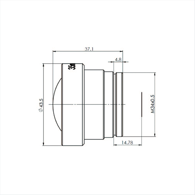 CNGE-10F3-35mm athermalizatization