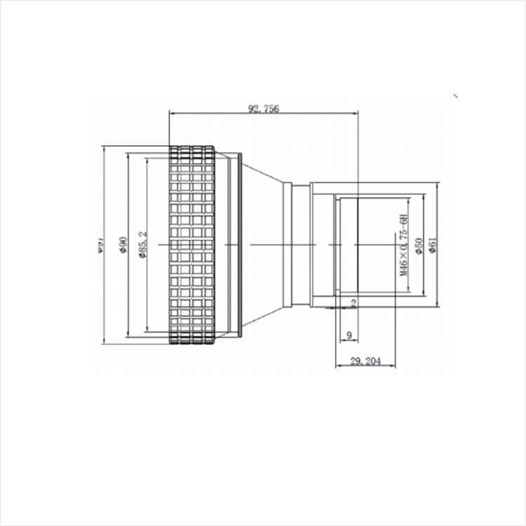 CNGE- 90毫米手册聚焦和固定镜头